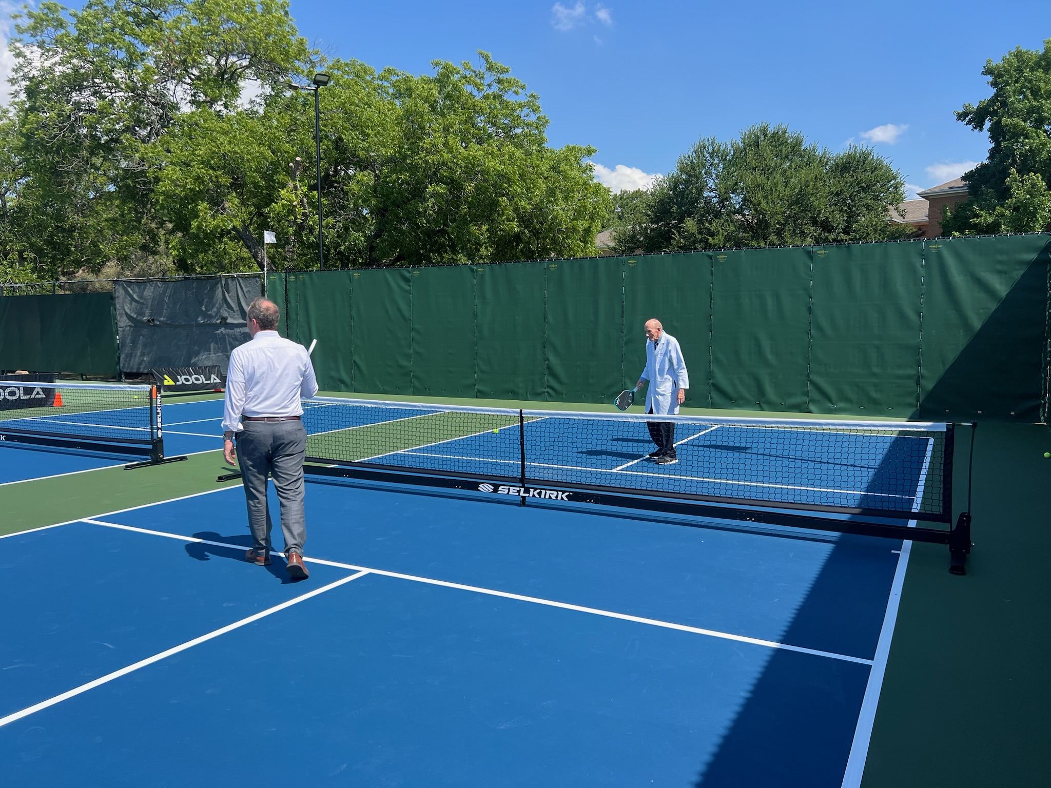 Tour Greens Dallas game court installation project