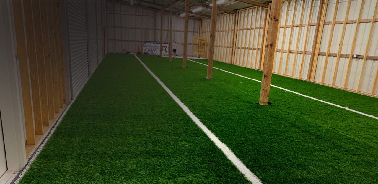 Indoor Soccer Turf at Sports Facility