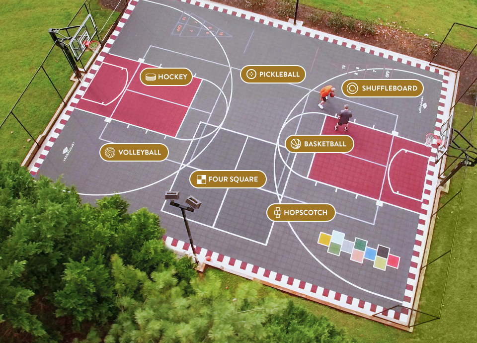 Recent Game Court Builds project 6 in Dallas