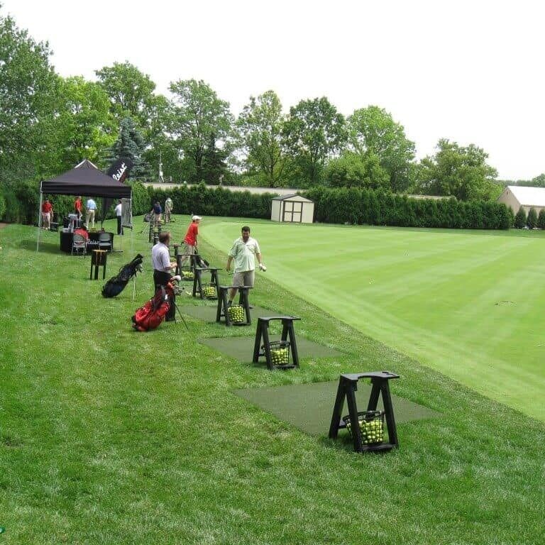 Golf hitting mat installation across the DFW Metroplex