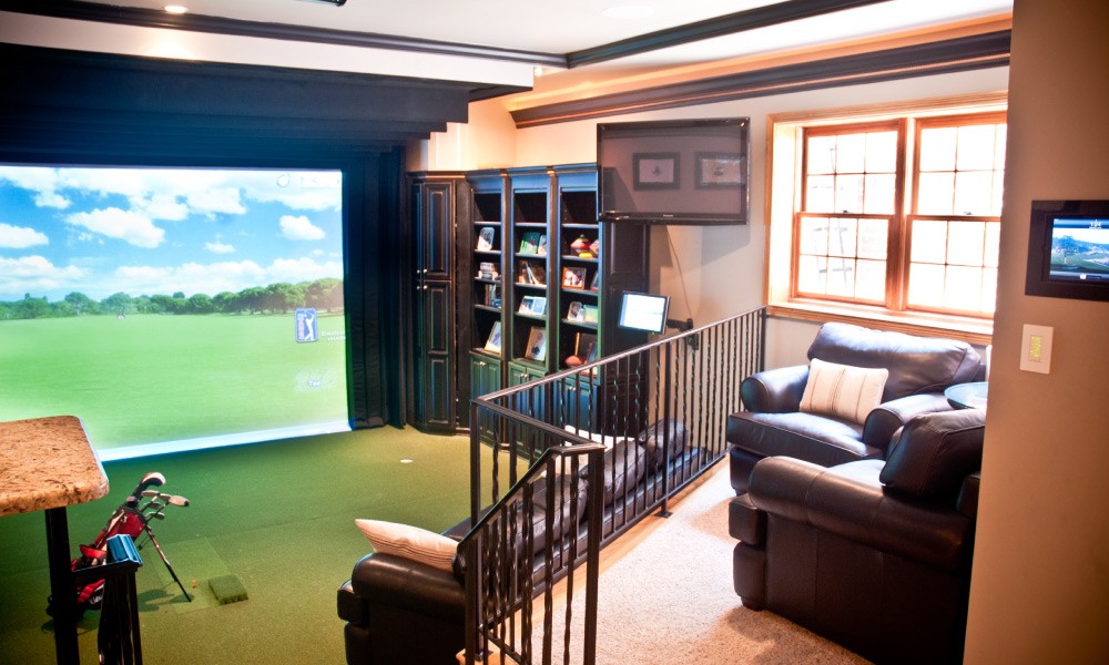 Recent Golf Simulator Room Builds project 2 in Dallas