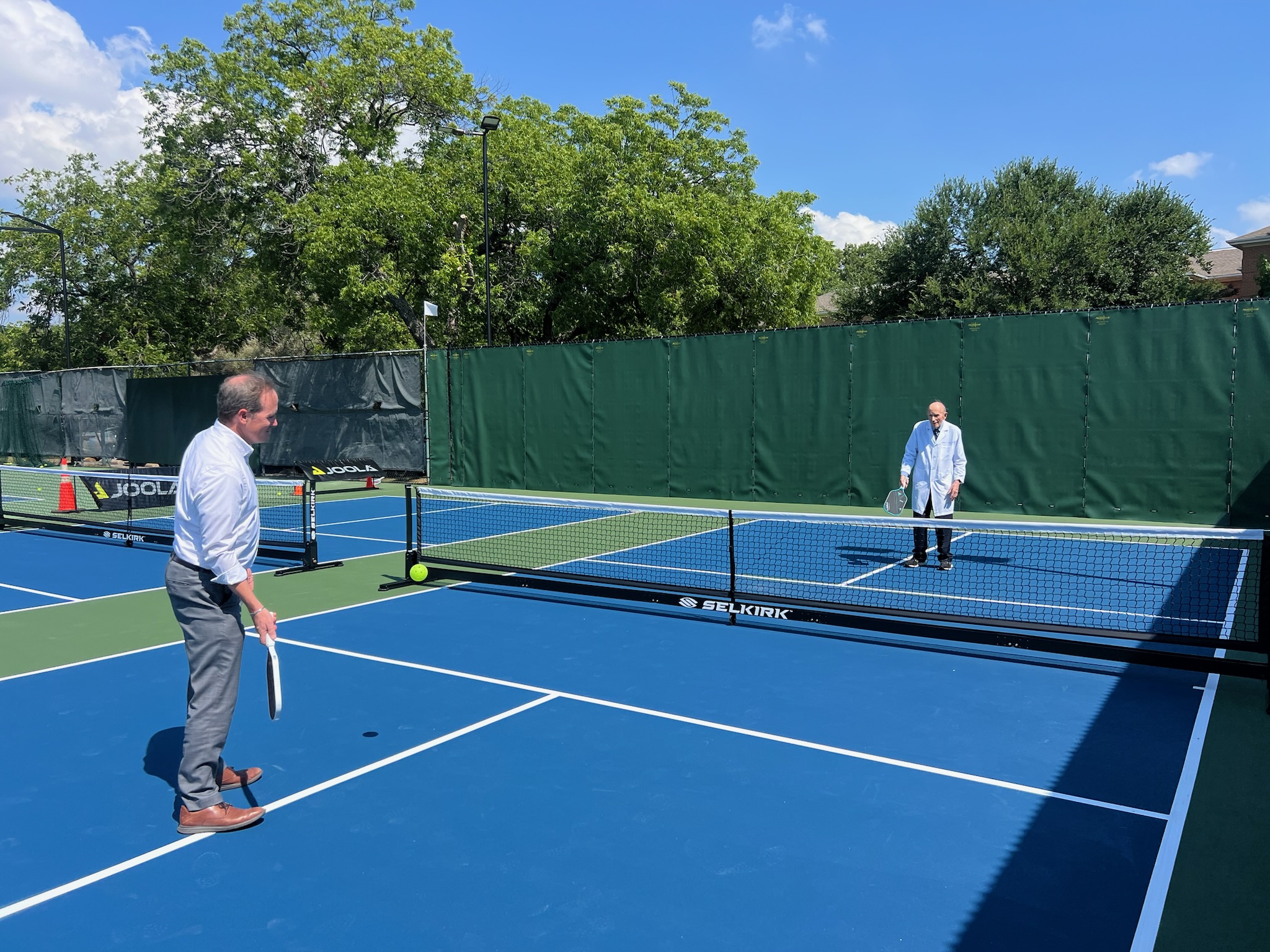 Tour Greens Dallas game court installation project