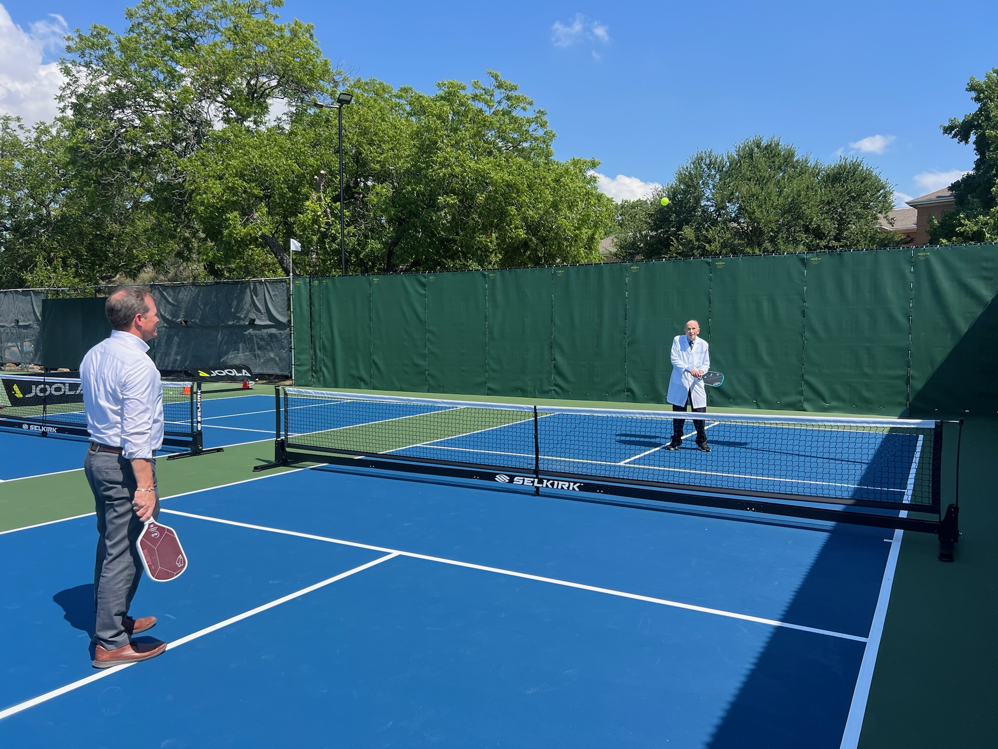 Tour Greens Dallas game court installation project