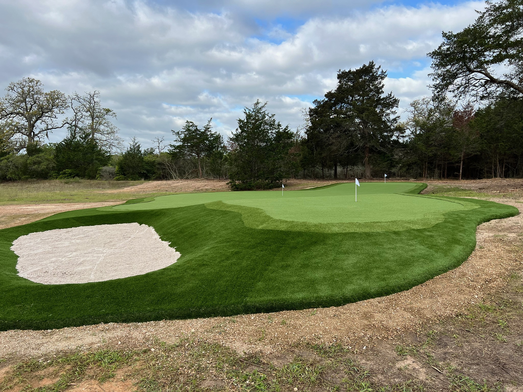 Putting Green with Sand Trap