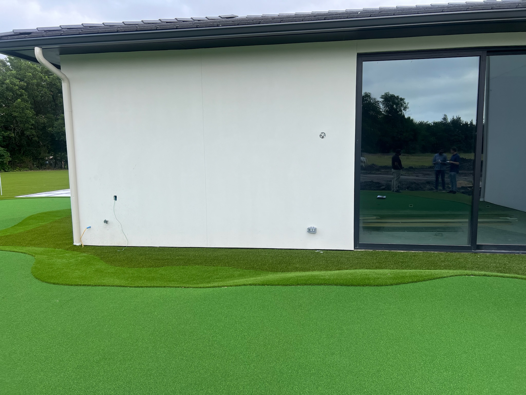 Backyard with Putting Green and Multi-Sport Court