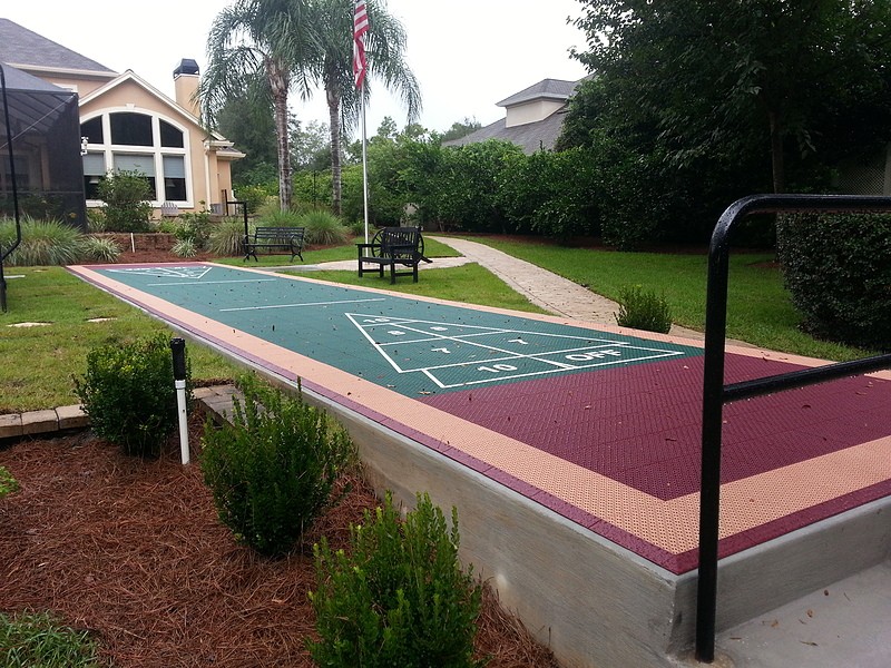 Custom Shuffleboard Court