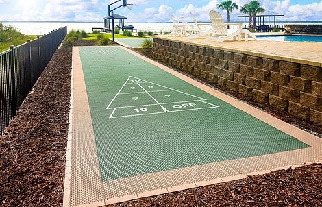 Tour Greens Dallas game court installation project