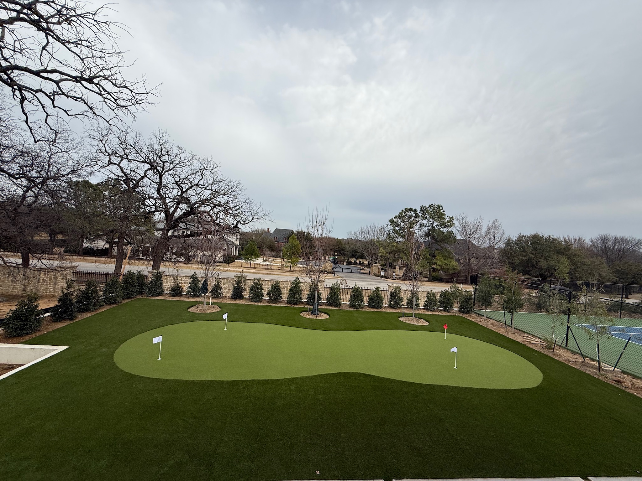 Premium putting green installation in Texas
