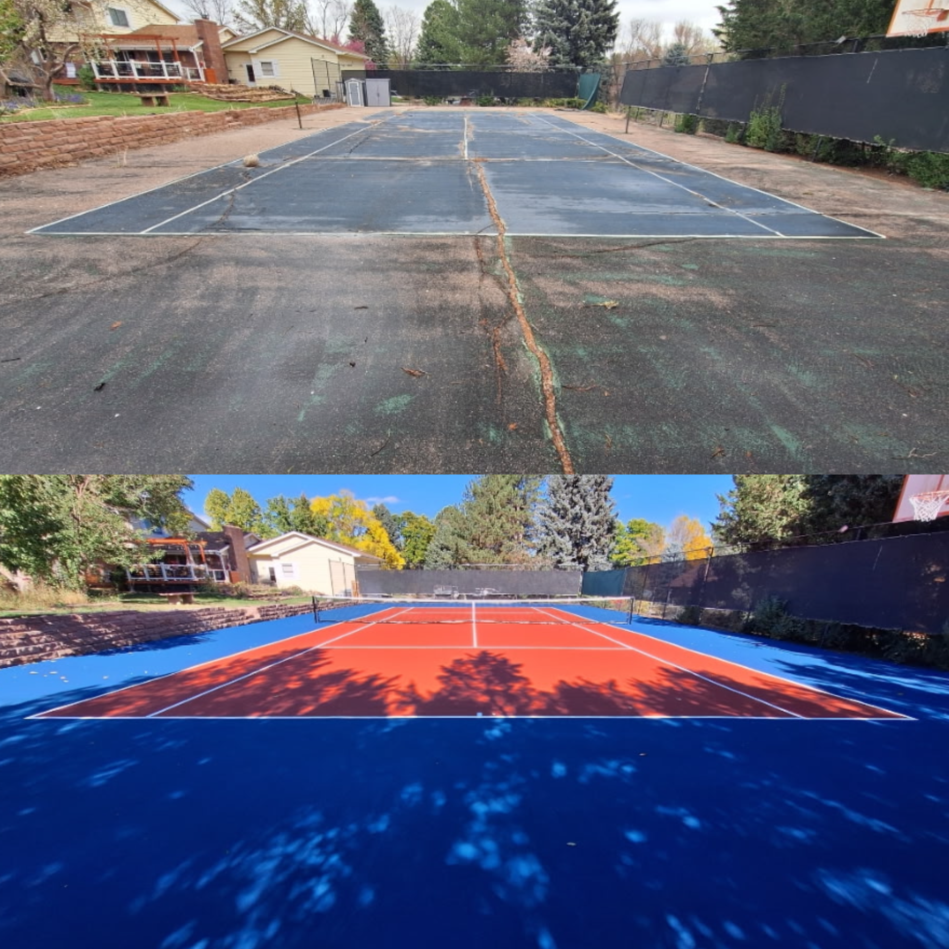 Residential, Club, and Institutional Tennis Projects